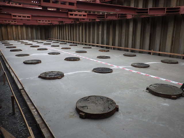 上下水道工事作業風景