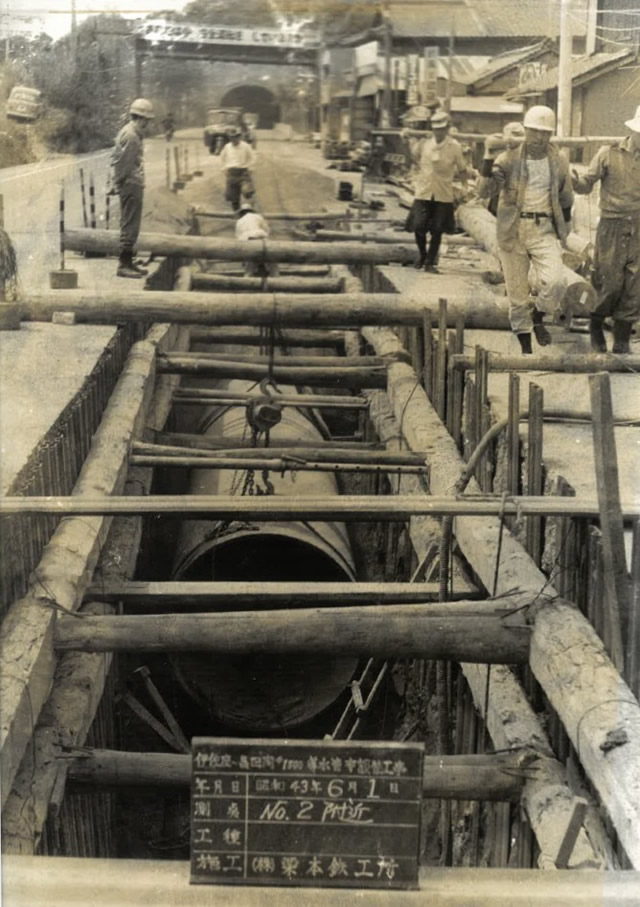 上下水道工事作業風景