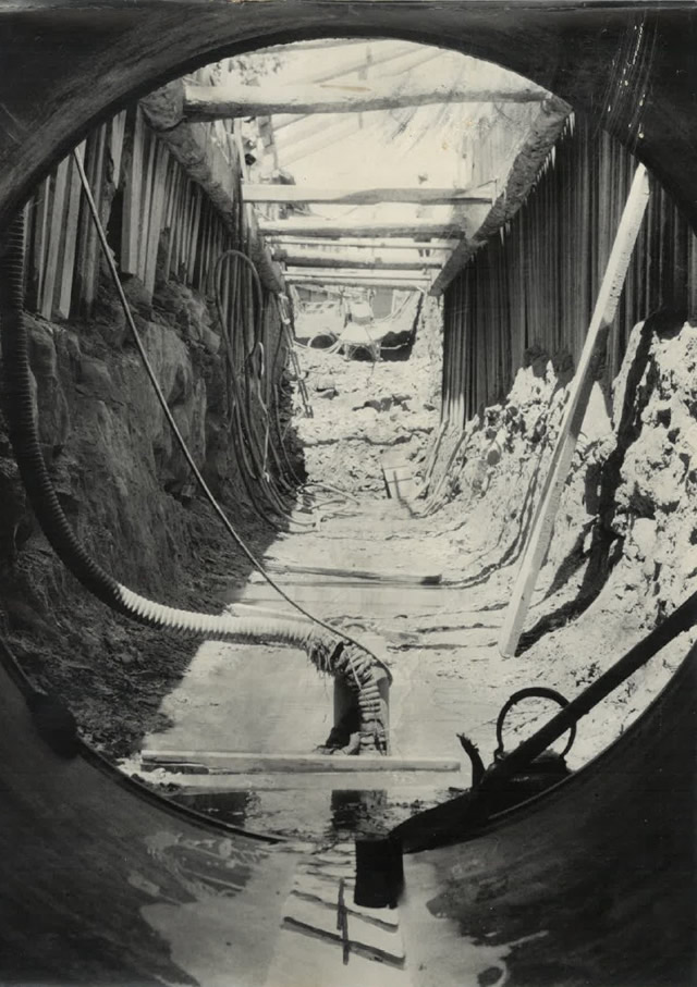 上下水道工事作業風景