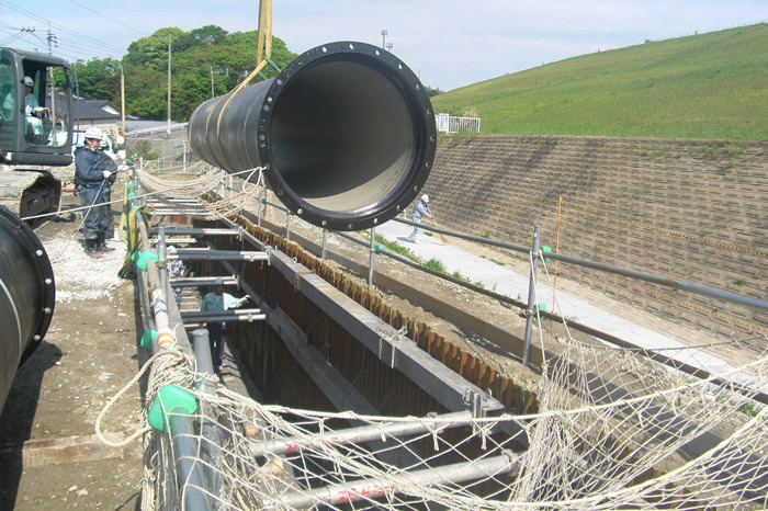 旧畠田浄水場～頓田合流井導水管布設替(推進)工事(29-1工区)