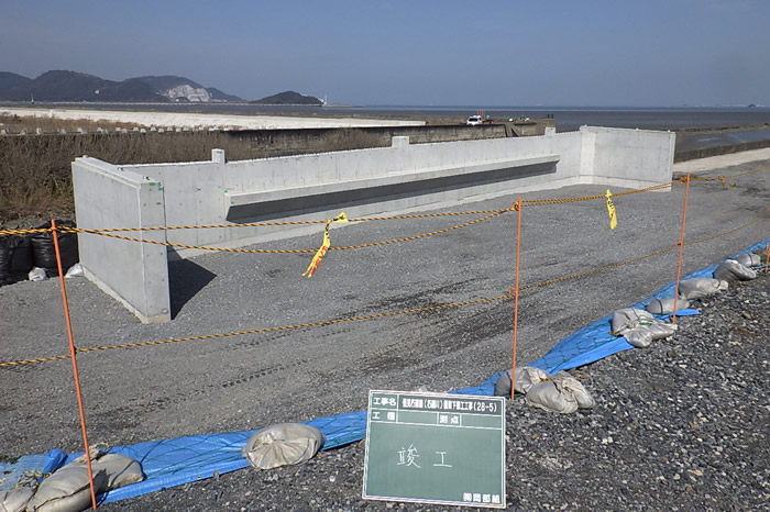 恒見朽網線(朽網川)橋梁下部工工事(28-5)