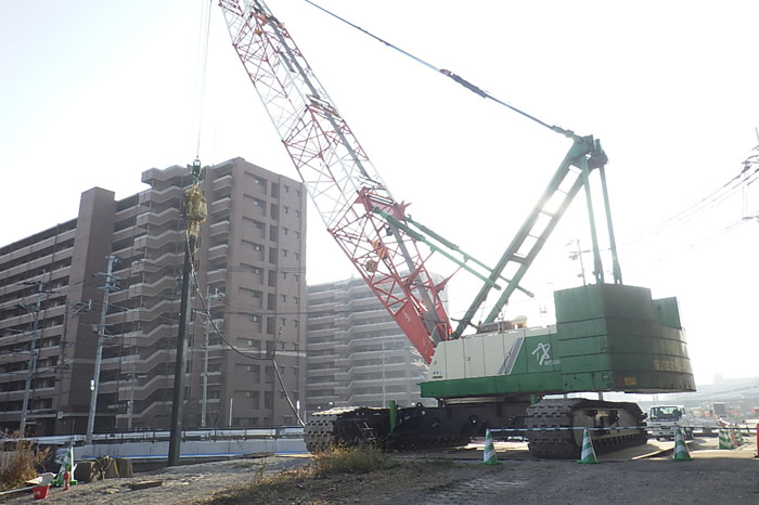 汐井町牧山海岸線仮橋撤去工事(2-2)