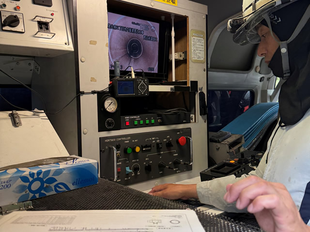 更生工事作業風景